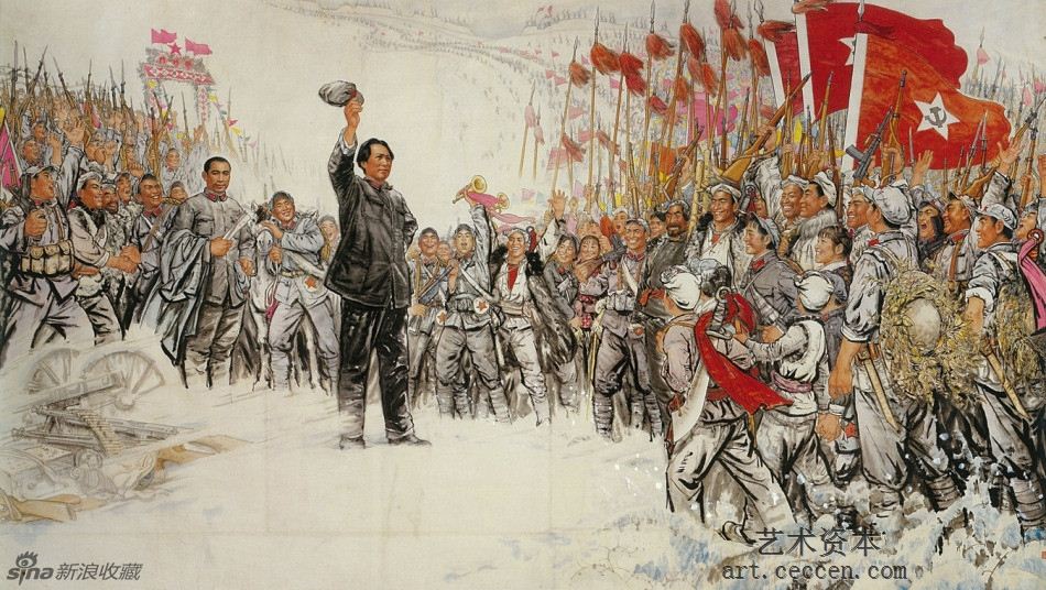奠基礼 184cm×321cm 1977年